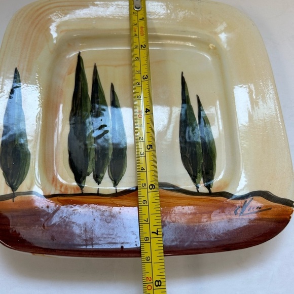 Castello Banti / hand painted / Artist signed/ trinket / decorative wall plate - Picture 5 of 9